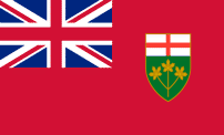 Ontario, Canada Flag